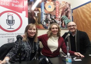 Novelistas Sofía Segovia, Paulina Vieitez y Mario Gastelum de Consulmex